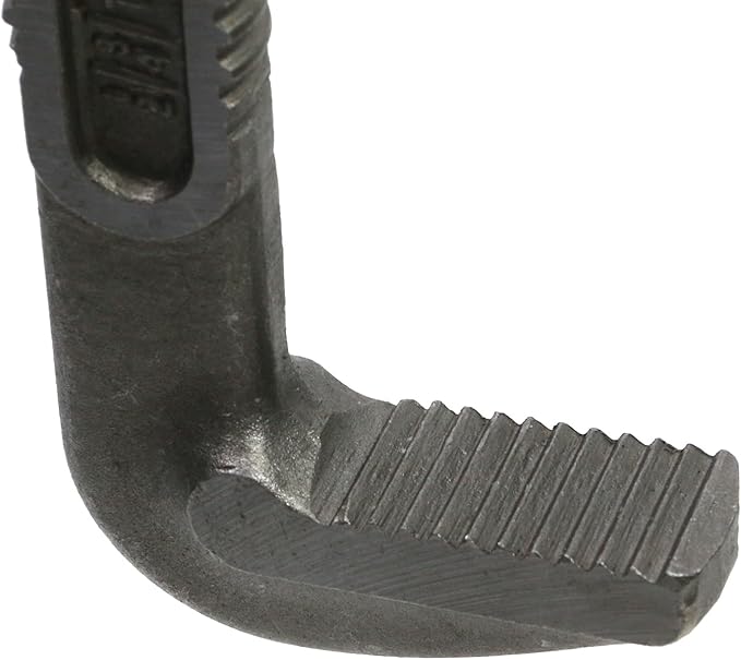Pipe Wrench Hook Jaw 24 Inch Plumbing Wrench Replacement Jaws Carbon Steel for Adjustable Wrench (Silver)