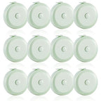 16 Pack Tape Measure, 60 Inch/150cm Retractable Body Measuring Tape - Soft Sewing Tape for Tailor, Craft & Cloth Measurements (Cold Green)