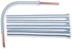 Wostore Spring Tubing Benders Kit for Pipe O.D. 1/4, 5/16, 3/8, 1/2, and 5/8 Inch 5 in 1 Tube Bender Set
