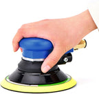 6 inch Pneumatic Orbital Sander, Daul Action Air Sander with Hook and Loop Sanding Pad for Woodworking, Autobody Work