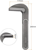 HARFINGTON Pipe Wrench Hook Jaw 36" Plumbing Wrench Replacement Jaws Carbon Steel for 36" Adjustable Wrench