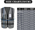 A-SAFETY grey working vest