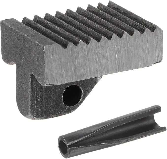 HARFINGTON Pipe Wrench Heel Jaw with Pin Assembly 14" Wrench Replacement Carbon Steel for 14" Adjustable Wrench