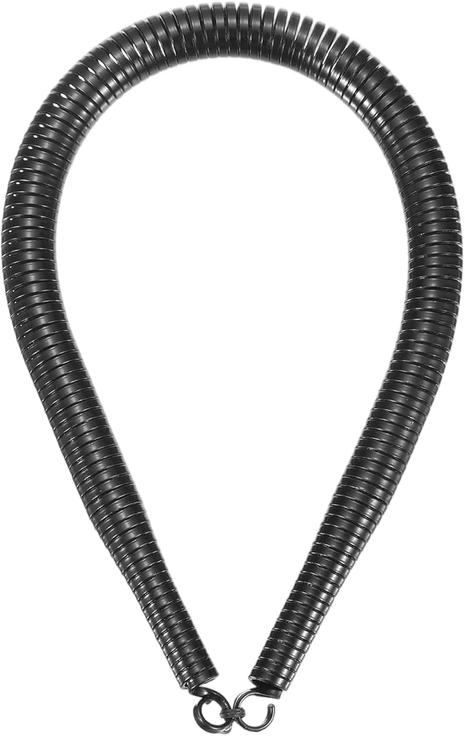 HARFINGTON PVC Spring Tube Bender 13mm OD 380mm Long C Type Conduit Pipe Bender Bending Spring for Pipe Bending Devices in Home Hydropower, Black