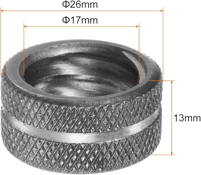 HARFINGTON 10" Pipe Wrench Nut Alloy Steel Replacement Parts for 10-inch Adjustable Pipe Wrench