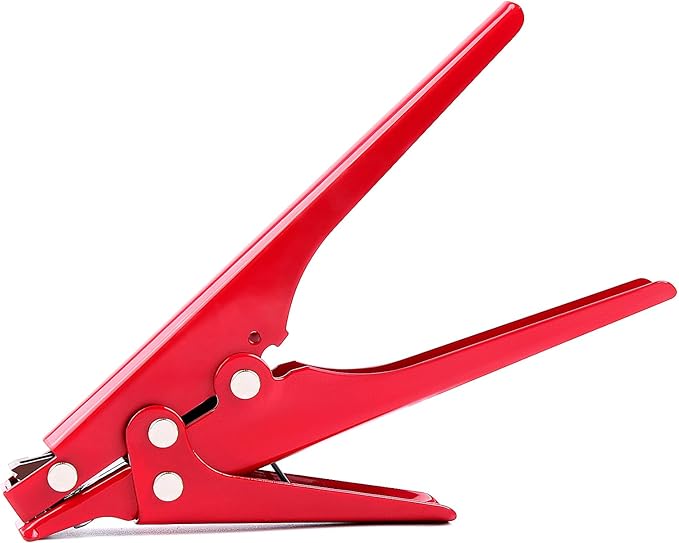 Zip Tie Tool, Zhushan Cutting Tool Fastening Cable Tie Tool with Adjustable Tension to Fasten and Cut Nylon Cable Tie