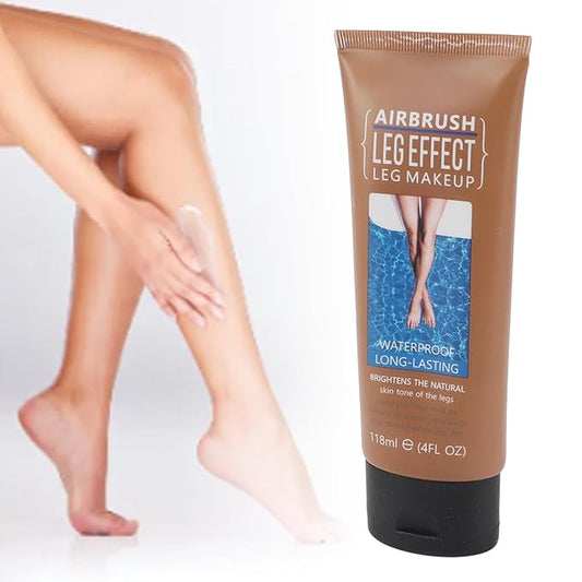 118ml Leg Makeup Lotion, Leg Body Makeup, Airbrush Legs, Body Makeup Waterproof Long Lasting Full Coverage Lightweight Leg Body Cosmetic for Wedding (3#)-VeraVaultWomen
