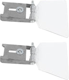 2Pcs Bench Grinder Tool Rest Accessories, 304 Stainless Steel Eye Shields for Bench Grinder, Grinder Safety Shields for Bench Type 125/150/200/250 Grinder