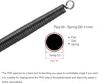 MECCANIXITY Spring Tube Bender OD 15.8 mm/0.6" Steel Spring Pipe Bending Tubes 520 mm/20.5" Long for 1/2" PVC Pipe(ID 16.8 mm) Home Renovations, Electrician Wiring Bending Pipe