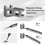 MQFORU Mini Electric Screwdriver, 72 in 1 Precision Screwdriver Kit with 64 Magnetic Bits, 5 Torque Settings，LED Screen Display, Rechargeable Power Screwdriver for Precision Work Phone Watch Camera