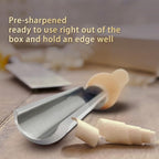 1 inch Spindle Roughing Gouge for Wood Lathe,M2 Cryo HSS Wood Turning Tools with Beech Wood Handle