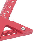 Woodworking Center Finder, Aluminum Alloy 45 Degree Angle Scribing Gauge Woodworking Center Finder Marking Tool for Various Woodworking Projects