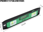 BETHEL Digital Torpedo Level -10 Inch IP54 Digital Magnetized Level Protected Electronic Bubble Inclinometer/Angle Finder/LED Display & V-Groove Base (10 Inch, Green)