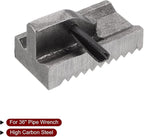 HARFINGTON Pipe Wrench Heel Jaw with Pin Assembly 36" Wrench Replacement High Carbon Steel