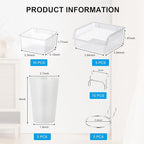 20 PCS Pegboard Cups Pegboard Bins Set, Pegboard Wall Organizer with Hooks and Loops, Pegboard Wall Containers Clear Peg Hooks Assortment Organizer Accessory for Garage Storage