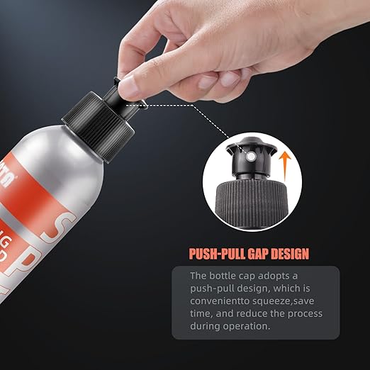 SPTA Polishing Compound Car Scratch & Swirl Remover Rubbing Compound & Finishing Polish Buffing Compound Swirl Remover for Cars Automotive Paint Correction (4.06 oz)