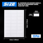 Glarks 150-Pieces 6 Colors 6 Inch Nylon Cable Marker Ties Self-locking Cord Tags Write on Ethernet Label Wire Straps with 3 Marker Pens and 288pcs White Cable Labels for Home and Office Use