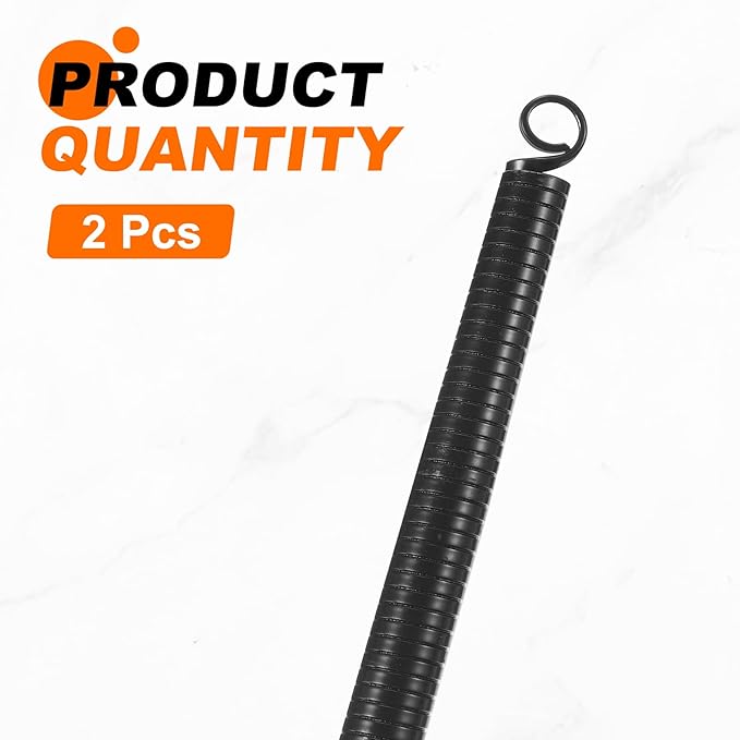 HARFINGTON 2pcs PVC Spring Tube Bender 12mm OD 1000mm Long A Type Conduit Pipe Bender Bending Spring for Pipe Bending Devices in Home Hydropower, Black