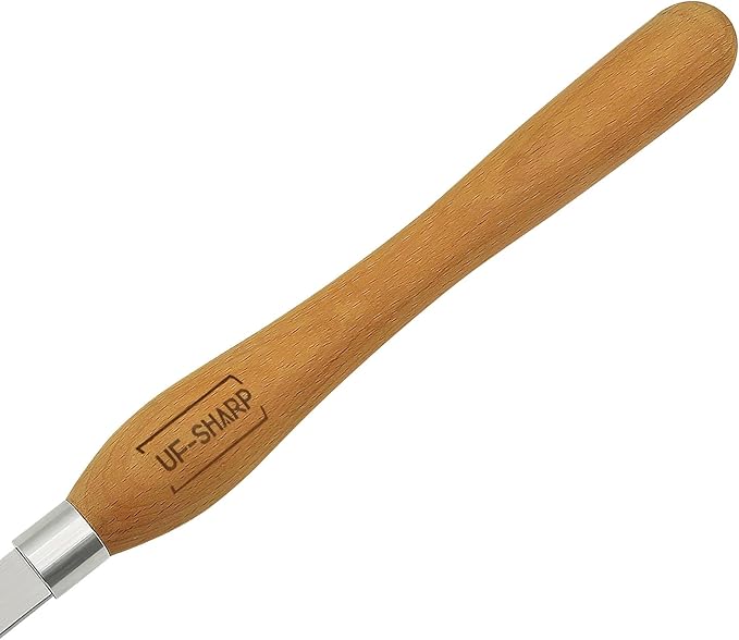 1 inch Skew Chisel, M2 Cryo High Speed Steel Wood Turning Tools with Beech Wood Handle