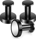 Magnetic Hooks for Cruise Cabins, Black 150Lb Magnetic Wreath Hanger, Locker Accessories, Strong Magnetic Hooks for Classroom, Whiteboard, Grill, Cruise Ship, Garage, Hanging - 3Pcs