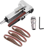 Pneumatic Belt Sander Air Powered 1.5HP 6CFM Air Tools 3/8" Handheld Belt Sander Mini Belt Sander