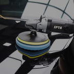 SPTA 10pcs Polishing Pads Kit, 7 Inches Large Size Buffing Pads, Car Foam Buffing Sponge Pads Kit with 5/8"-11 Backing Plate for Car Waxing Polishing