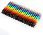 Colorful Wire Number Tube Cable Marker Digital Number Label Tube (100PCS KCM-2.5MM 2.5 Square)