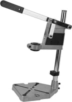 Drill Press Stand, Universal Bench Clamp Desktop Drill Holder Workbench Repair Tool with Single Hole Aluminum Heavy-duty Base