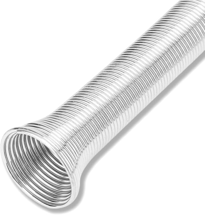 5 Pcs Spring Tube Benders Set, Tube Bender Kit 1/4'', 3/8'', 1/2'', 5/8'', 5/16'' for Copper Aluminum Thin Wall Steel Tubing, 8.27" / 210mm Length