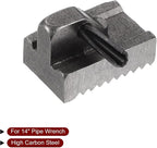 HARFINGTON Pipe Wrench Heel Jaw with Pin Assembly 14" Wrench Replacement Carbon Steel for 14" Adjustable Wrench