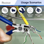 Wire Cutters Precision Flush Cutters Ultra Sharp Wire Cutters for Trimming Metal Wires Zip Ties, Cables, Circuit Boards, Crafting Jewelry Making