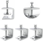 1 Inch Stainless Steel Heavy-Duty Clamp, Stainless Steel C-Shaped Clamp with 0.78-Inch Opening, Suitable for Woodworking Bonding, Cutting and Installation. 4pcs