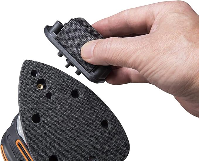 WORX 20V Random Orbital Sander, 5-in-1 Cordless Multi-Sander,Electric Sander with Battery and Charger, WX820L