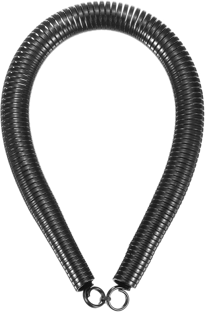 HARFINGTON PVC Spring Tube Bender 17.1mm OD 380mm Long C Type Conduit Pipe Bender Bending Spring for Pipe Bending Devices in Home Hydropower, Black