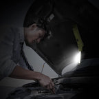 4 Pack LED Rechargeable Flashlight, Mechanic Tools Trouble Light Cordless Worklight with Magnetic Base 360°Rotate 5 Modes,Portable Inspection Troch for Mens Gift,Automotive,Camping and BBQ