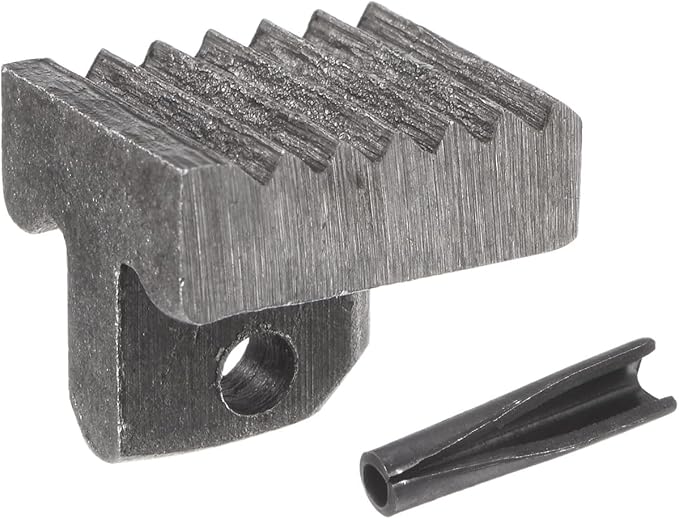 HARFINGTON Pipe Wrench Heel Jaw with Pin Assembly 8" Wrench Replacement Carbon Steel for 8" Adjustable Wrench