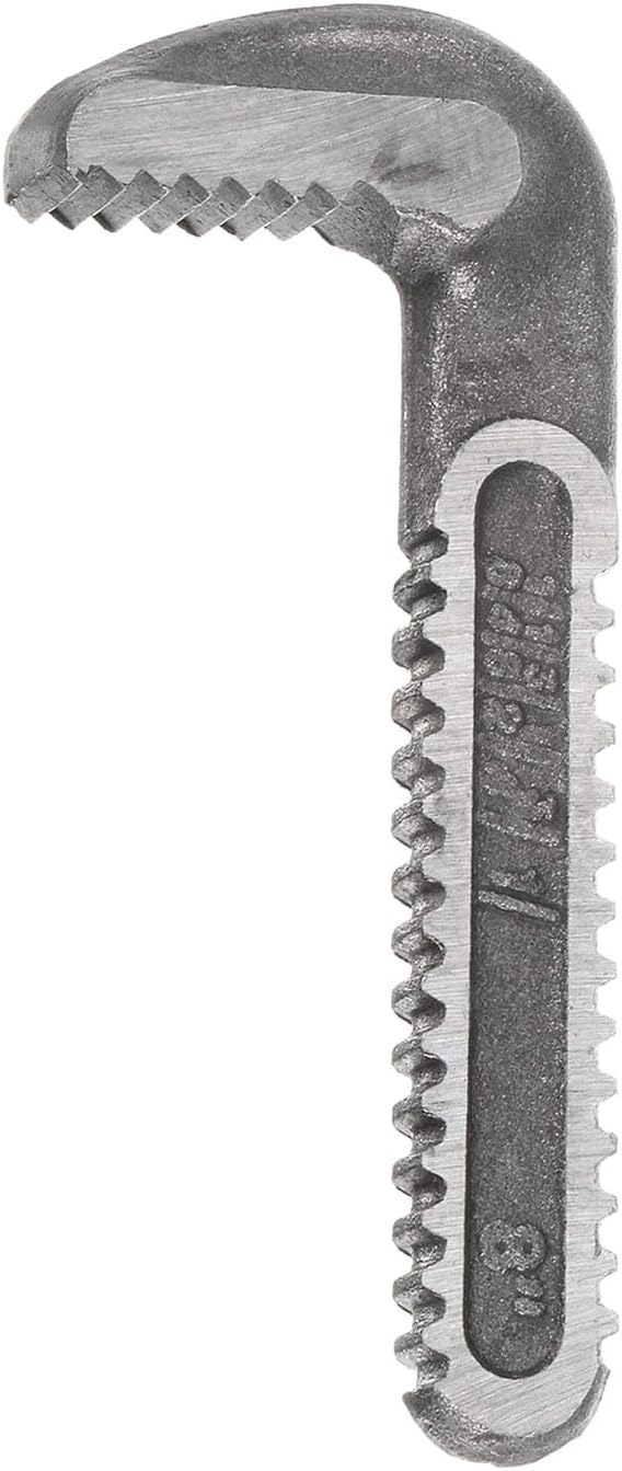 HARFINGTON Pipe Wrench Hook Jaw 8" Plumbing Wrench Replacement Jaws Carbon Steel for 8" Adjustable Wrench