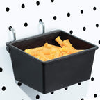 Pegboard Hooks with Bins, Peg Locks, for Organizing Various Tools, 117 PCS, 60 of Which are Locks