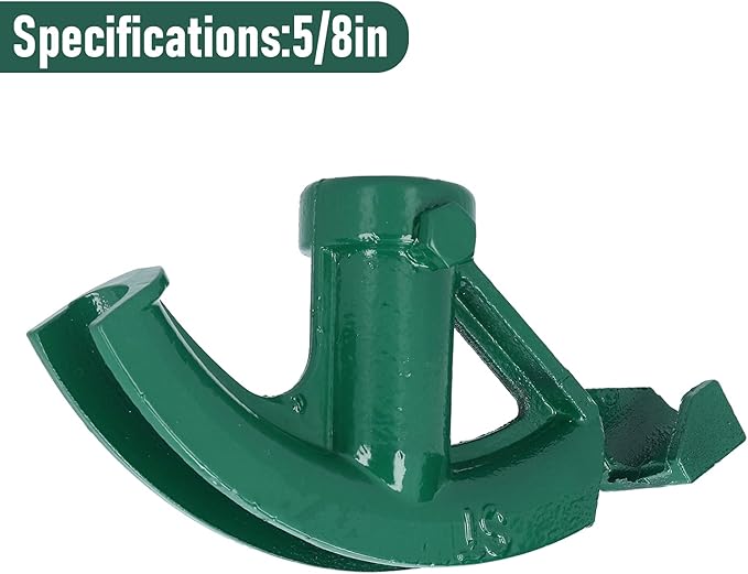 Conduit Bender, Cast Iron Manual EMT Pipe Bender, Portable Tube Former Labor Saving Electric Wire Fast Bending Tool KW7027,Conduit Hand Bender Cast Tube Bending Tool (5/8")
