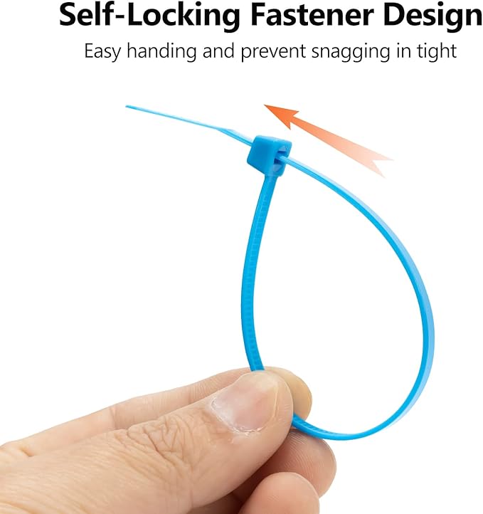 XINGO 100PCS Cable Zip Ties Heavy Duty, Premium Nylon Plastic Wire Ties with 50 Pounds Tensile Strength, Self-Locking Black Nylon Zip Ties for Indoor and Outdoor (16 inch, Dark Green)