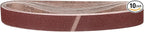 1-1/2 x 30 Inch Sanding Belt, 10 Pcs 80 Grit Knife Sharpener Belts Work Sharpening for Belt Sander Knife Carving Tool Metal Working