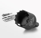 1-3/8 Inch Hole Saw with 9.1mm Triangle Shank Arbor, JTemgle Bi-Metal Hole Saw Heavy Duty Hole Cutting Tool for Cornhole Boards, Recessed Lights, Wood, Plastic, Drywall & Soft Metal