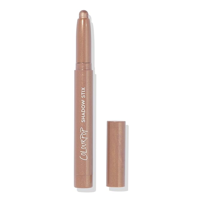 ColourPop Shadow Stix - Cream Eyeshadow Stick with Long-Lasting Color - Multi-Use Cream Makeup with a Built-In Sharpener & Precise Tip for Easy Application - Socialite (0.05 oz)
