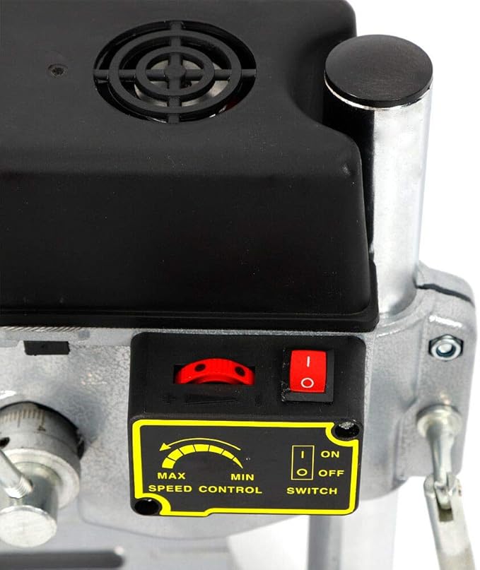 Mini Rotary Drill Press Bench Portable Drilling Tool High-accuracy 110V 2-Speed 1000-4500 RPM (340W-5158A)