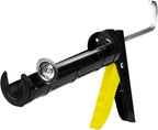 Bates- Caulking Gun, 10:1 Thrust Ratio, Yellow & Black, Caulking Tool Gun, Caulk Gun No Drip, Hand Caulking Guns, Silicone Gun, Caulking Gun Tool, No Drip Caulk Gun, Caulk Guns, Caulking Gun Dripless