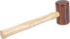 VAUGHAN Rawhide Mallet, Non Marring, Hardwood Handle, 1.25 Lbs, RM250, VN58220