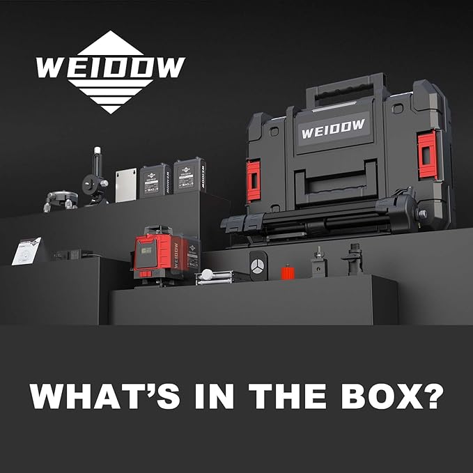 360° Laser Level with Tripod, 4D 16 Lines Green Laser Level, Self-Leveling Tool for Construction and Renovation, Complete Kit with Accessories