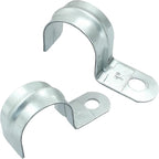 Biaungdo 30 Pcs M32 Rigid Pipe Strap, 1-1/4 Inch Zinc Plated Steel One Hole Strap Bracket Pipe Clamps Heavy Duty Conduit Clamps Tension Tube Clip Cable Clamp Hanger for Conduit, Pipe Fixing