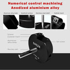 04529 for PPRK6 Plastic Pipe Fitting Reamer,PVC Pipe Reamer Kit Contains 3/4",1",1-1/2",2",3",4" Aluminum Head. PVC Socket Saver Fit into Standard 1/2" Drill for CPVC, PPR or ABS