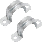 30 PCS 1 Inch Reinforced Rigid Pipe Strap,2 Holes U Bracket Cable Clamp Hanger,Zinc Coated Tension Tube Clip,Conduits Strap Clamps for Pipe Fixing on Various Surfaces,30 PCS(25 mm)